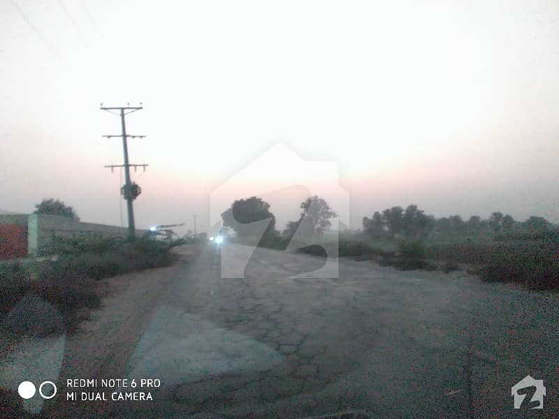2.75 Acre Industrial Land For Sale Front Connected With Byepass And Back With Sewage Drain And With Fsd Multan Motorway