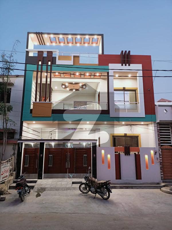 Brand New West Open 200 Sq. Yd. House For Sale At Gulshan-e-Maymar Sector X3 Karachi