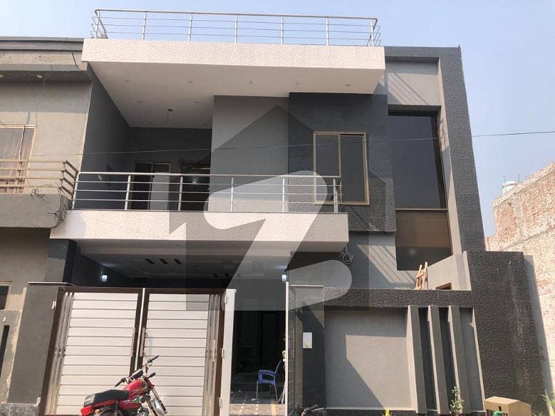 6 Marla Brand New House For Sale In Hassan Block Khayaban Garden