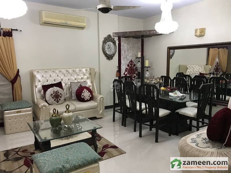 Next Level Beautifully Constructed 2050 Sq Ft Duplex Flat In The Cream Area Of Mohammad Ali Society For Sale