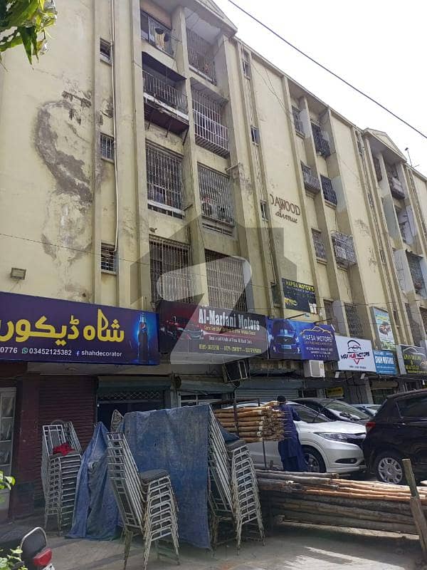 Dawood Avenue 2 Bed D D 1st Floor Flat Road Side VIP Block 7 Gulshane