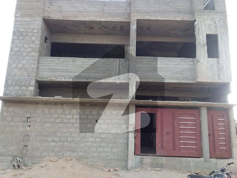 Grey Structure House For Sale Saadi Gaeden Block 2
