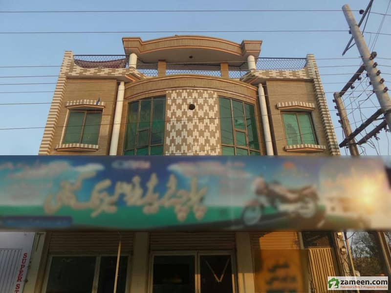 Double Story Beautiful Commercial Building For Sale At Faisalabad Road, Okara