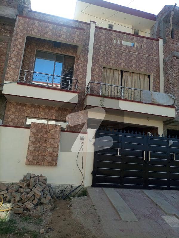 Double Story Fully Marble Flooring 50 Feet Road All Facilities Available