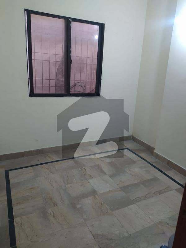 Iqbal Garden Flat First Floor 2 Bed TV Lounge 2 Attached Washrooms Drawing Room Road Side