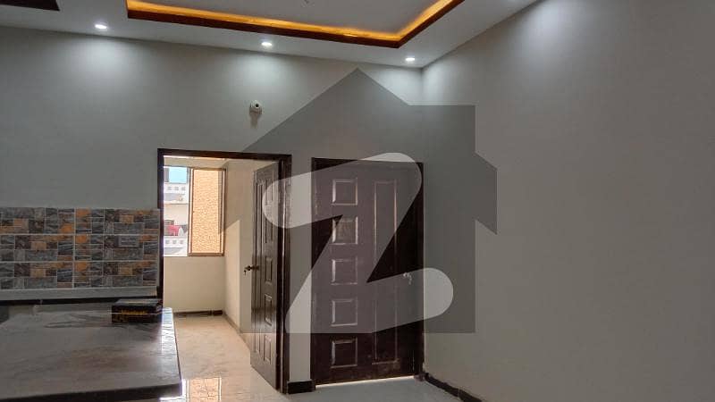 3 Bed Drawing Lounge Flat Park View At Nazimabad