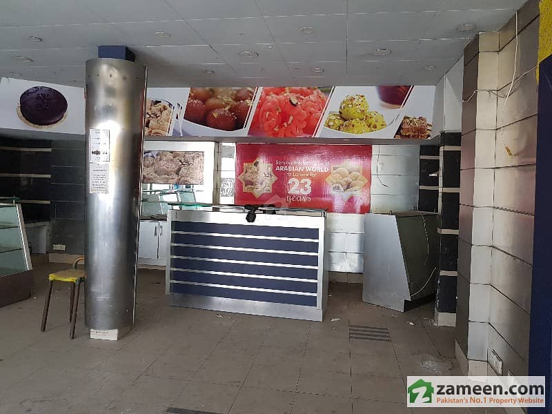 Shop For Rent On Main Wahdat Road Near Madni Furniture Front 24 Sq Feet