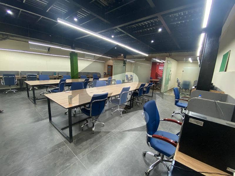 Furnished Office Space Available - Pechs - Block 3 - 1000 Sq Ft - With Backup Generator Ac's & Parking