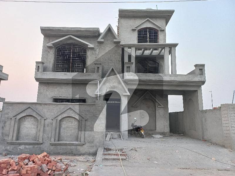 10 Marla House For Sale Resort Style Grey Structure 1.5 Story