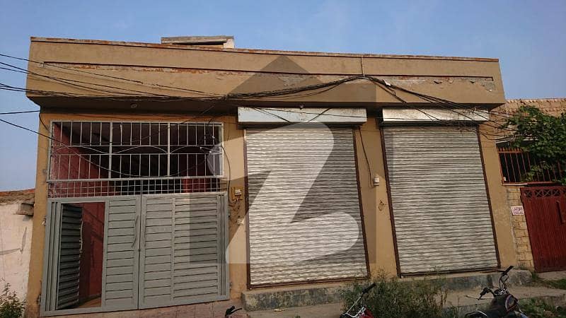 8 Marla Single Unit House on Main Lalazar 2 Double Road with 2 Shops