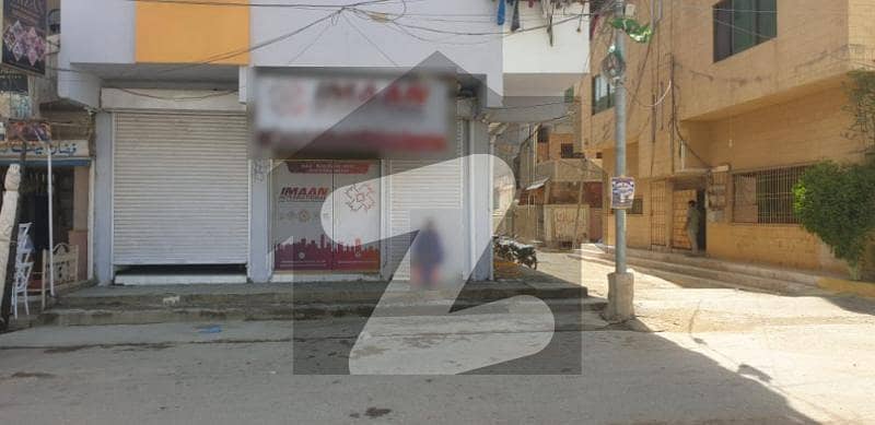 Main Road Commercial Shop For Sale At North Karachi Sector 4