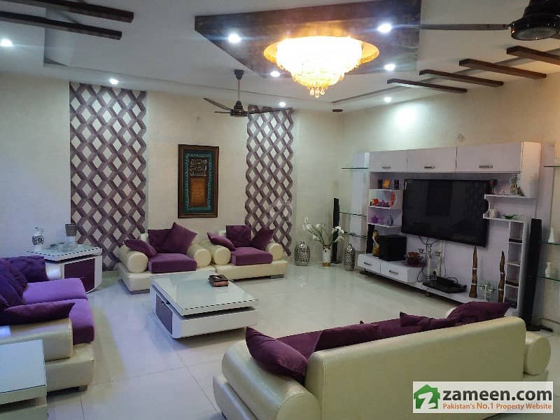 1 Kanal Furnished Bungalow For Sale On 60 Feet Wide Near G1 Market Johar Town