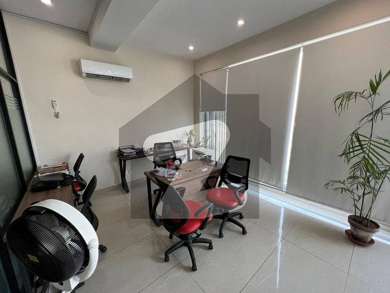 4 Marla Furnished Commercial Plaza 2nd Floor Office For Rent In Phase 4 Block Gg