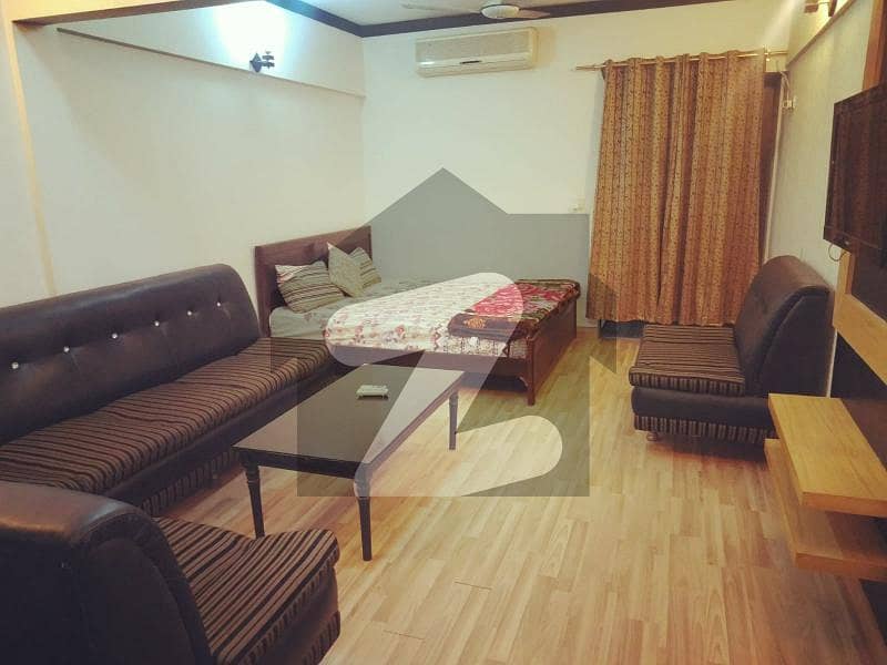 Defence Fully Furnished Studio Apartment Dubai Style 500 Squire Feet In Muslim Commercial Dha Phase 6 Karachi
