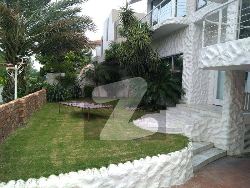 FACING PARK ONE KANAL BEAUTFUL HOUSE FOR RENT IN DHA LAHORE ,