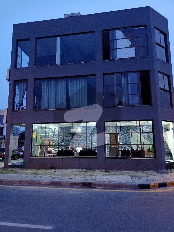 Bahria Nasheman three sides open 2.66 & some exes land  3 floors brand new plaza very Hot location urgent for sale