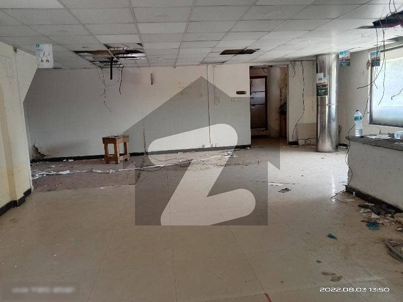 F-10 Markaz 1400 Sqft Ground Floor Commercial Shop Space Available For Rent.