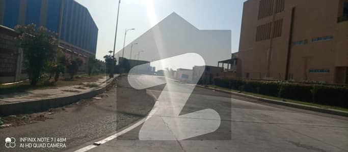 Full Boundary Wall Land for Rent Main Road in Port qasim