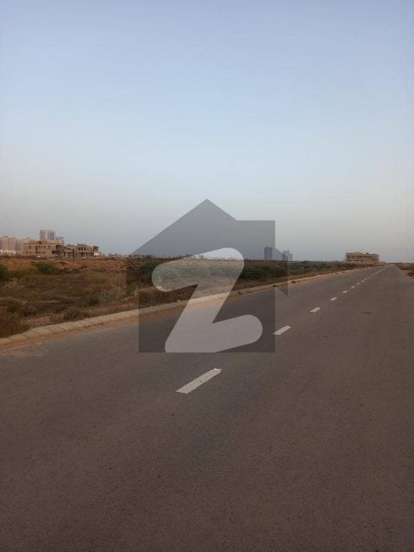 DHA defence plot sale 300 yard sahil avenue phase 8 extension Karachi