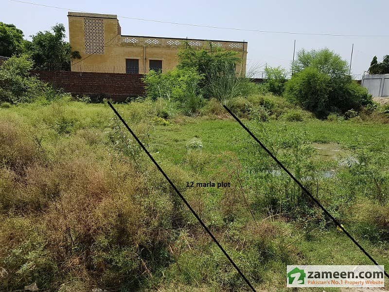 12 Marla Plot For Sale In Officers Colony Sheikhupura