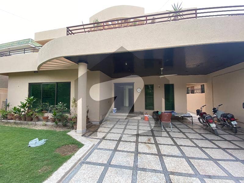 One Kanal Solid Constructed Double Unit Well Maintained House Available