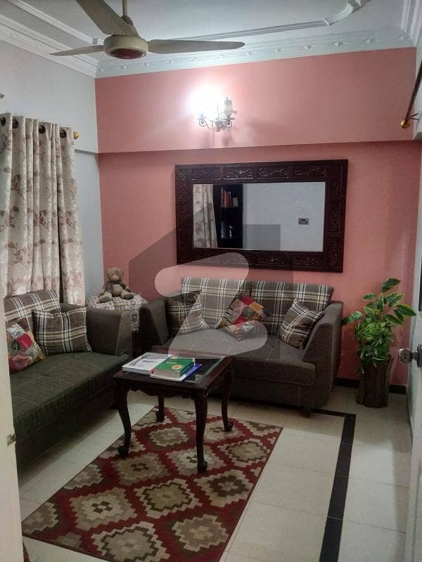 FLAT FOR RENT 2 BEDROOMS DRAWING DINING IN PECHS BLOCK 2 PECHS Block 2