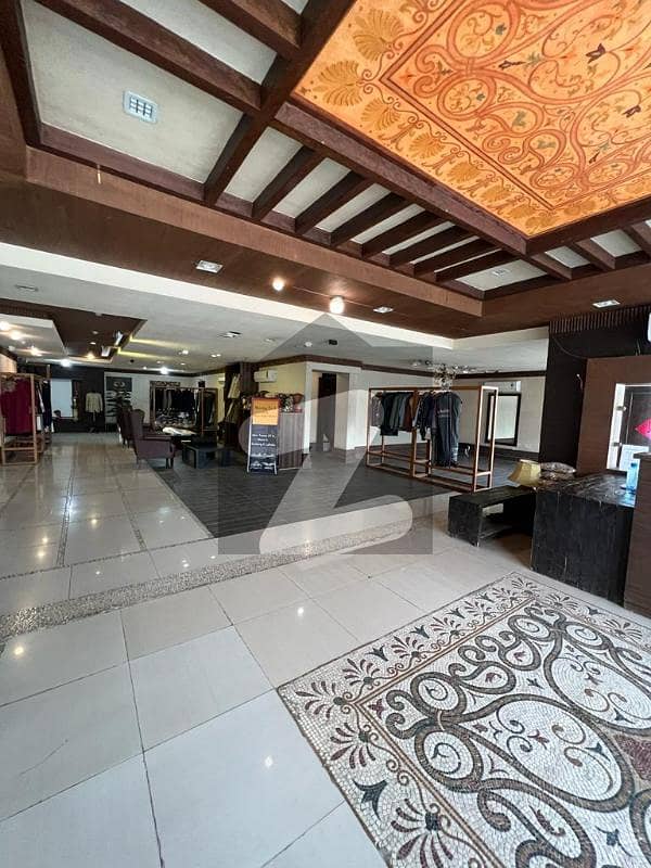 M. m Alam Shop For Rent 4000 Sq. ft MM Alam Road, Gulberg, Lahore
