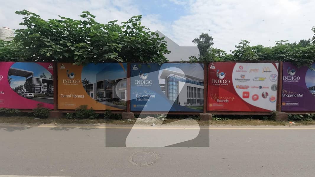 3 Marla Commercial Plot Is Available For Sale In Indigo Canal Homes