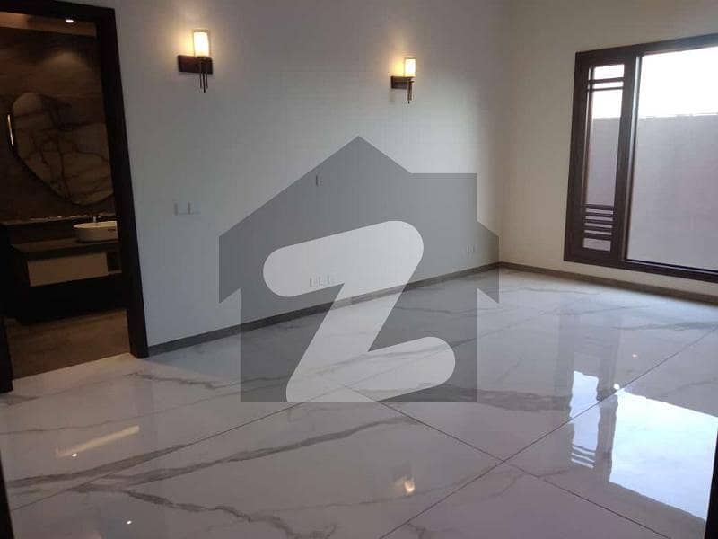 Brand New Bungalow For Rent 5 Bedrooms 7 Bath Rooms One Unit Drawing Dining Tile Flooring In Dha Phase Viii Karachi