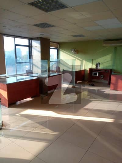 Fully Furnished Office For Rent Facing Main Boulevard Gulberg