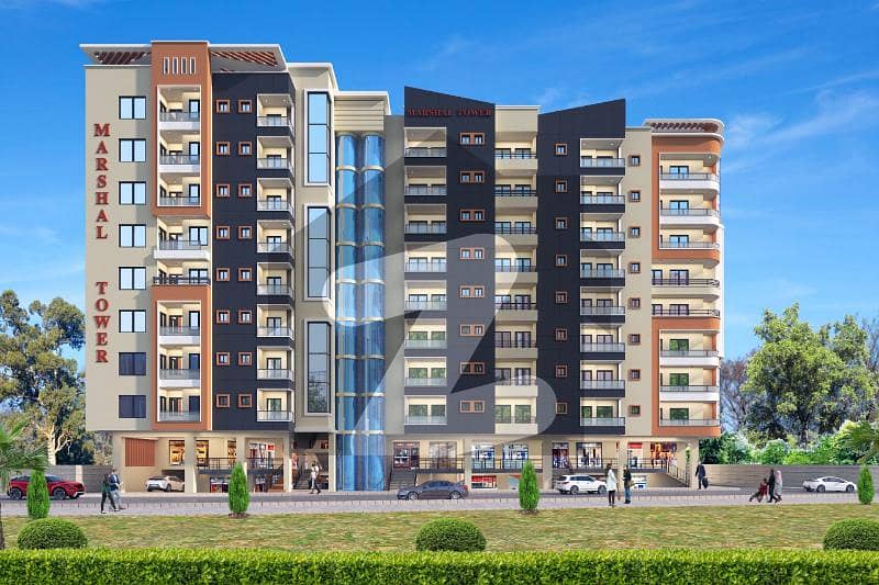 Luxury Apartment For Sale In Marshal Tower On Easy Installments
