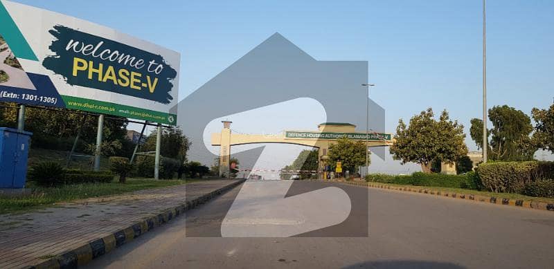 4 Marla Commercial Plot For Sale In Islamabad Dha 5 Sector F On Main Dha Expressway Commercial Belt