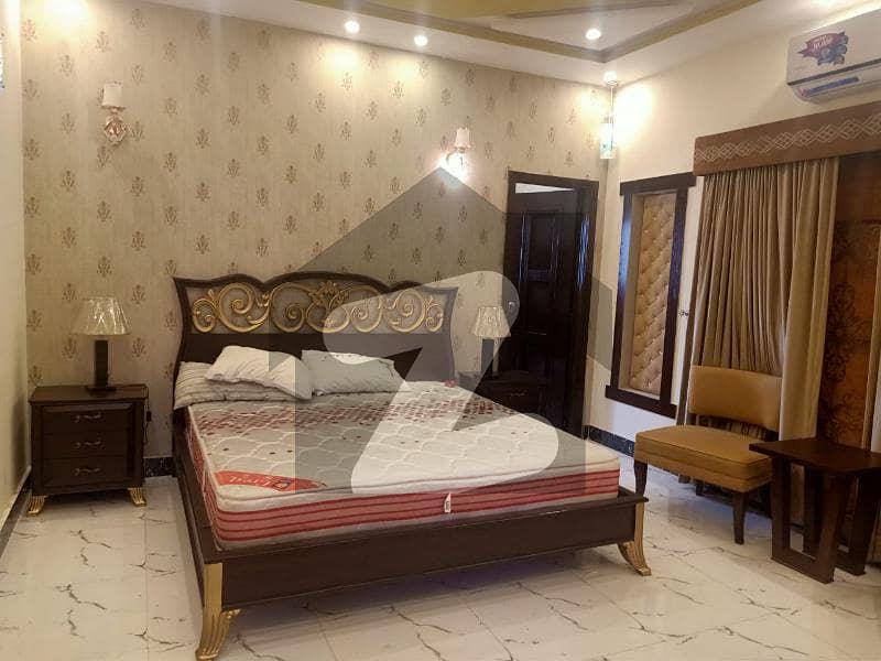 10 Marla Fully Furnished House Available For Rent In Sector C Bahria Town Lahore
