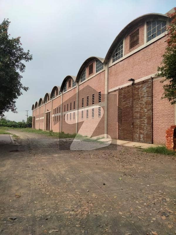 ملتان روڈ لاہور میں 8 کمروں کا 87 کنال فیکٹری 35 کروڑ میں برائے فروخت۔