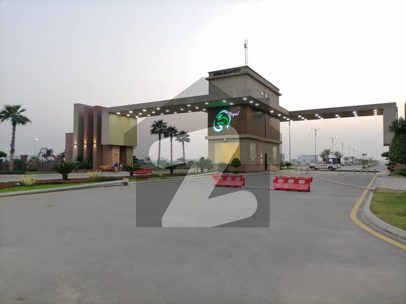5 Marla Plot For Sale in Royal Palm City Gujranwala Block-G (Possession Area)