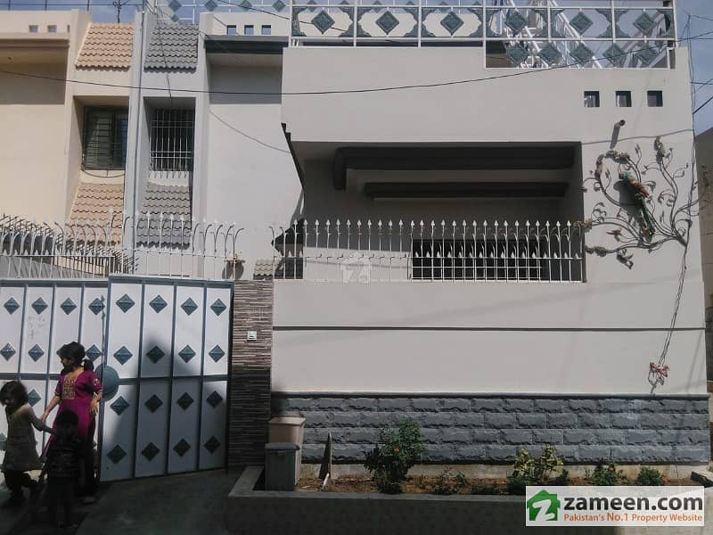 120 yd 1 unit corner 4 bed leased al hira bungalows scheme 33 near safoora chowrangi university road karachi. 