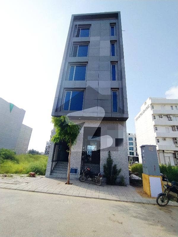 100 Yard Brand New Building Ground Plus 4 Floor For Rent In Dha Karachi