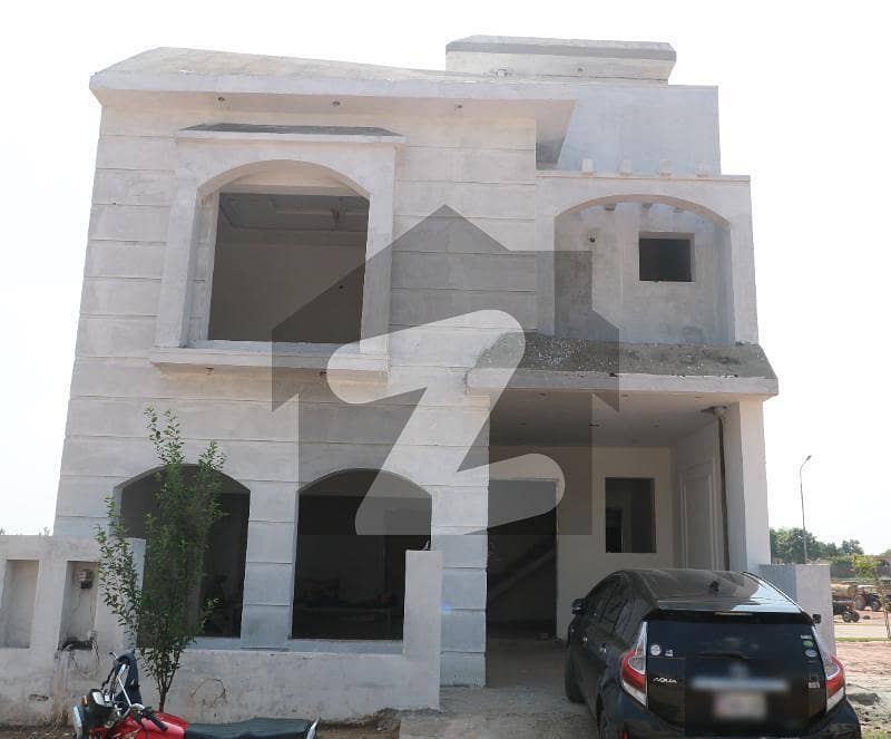 Solid Grey Structure 5 Marla House For Sale In H-block, Park View City, Islamabad