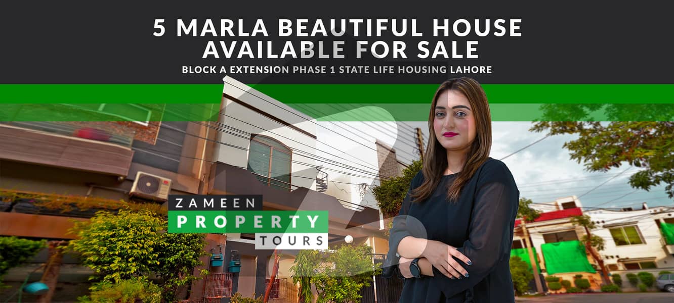5 Marla House For Sale In State Life Housing Society Phase 1 Block A Lahore