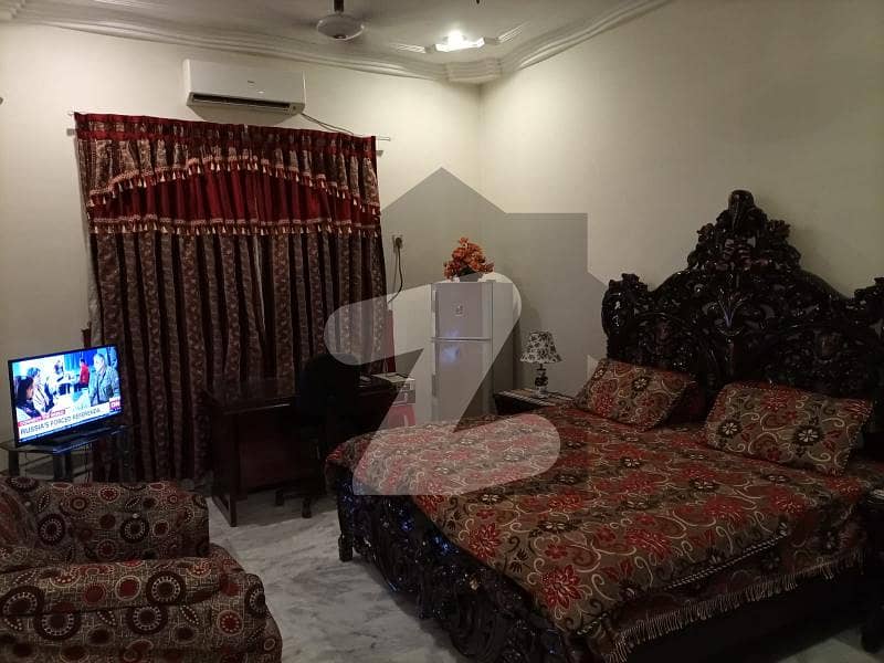 Fully Furnished 1 Room In 500 Yards Bungalow Is Available For Rent For Executive Male Person