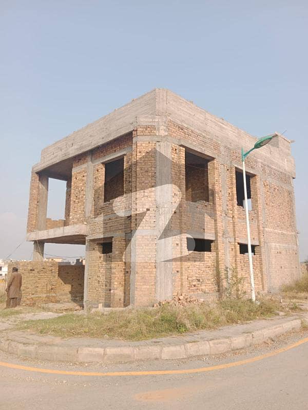 L Block 6 Marla Corner Brick Structure For Sale