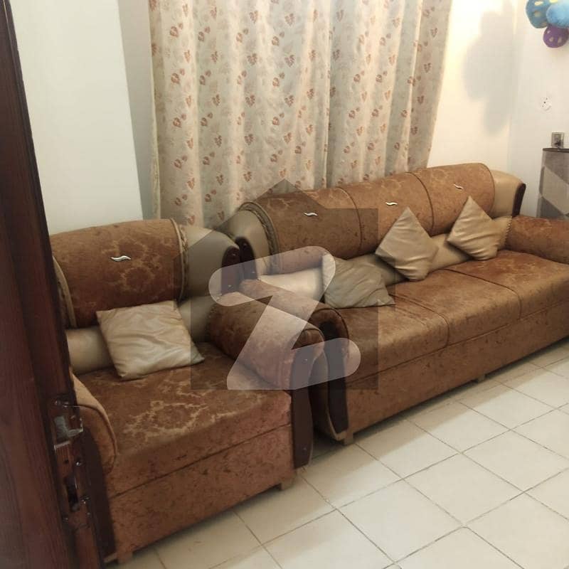 one bed furnished flat available for rent in defence residency block 6 2nd floor corner