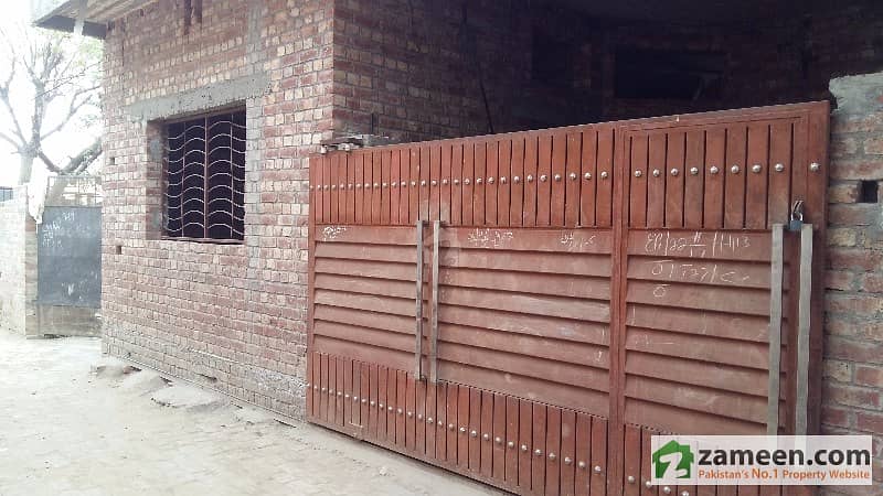 5 Marla Gray Structure Single Story House For Sale Near DHA In Lahore
