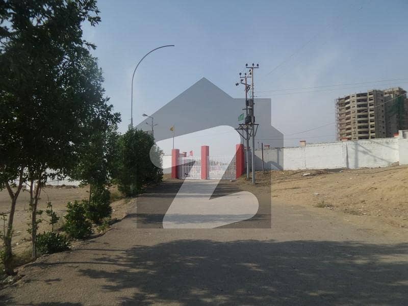 West Open Ahsanabad Commercial Plot For Sale Sized 200 Square Yards