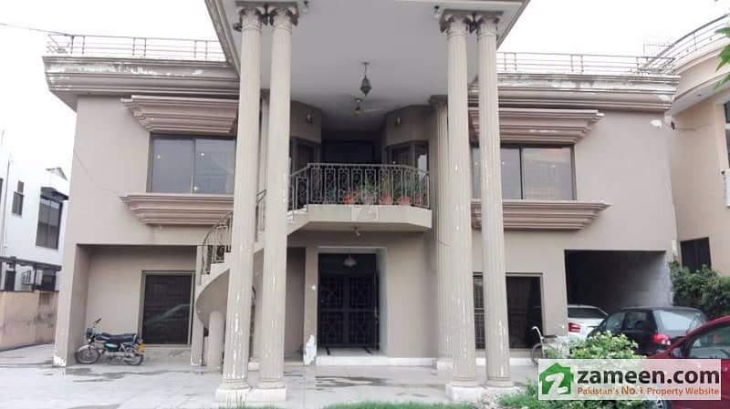 Garden Town Ahmed Block Near Canal Road Semi Commercial 2. 4 Kanal House For Sale