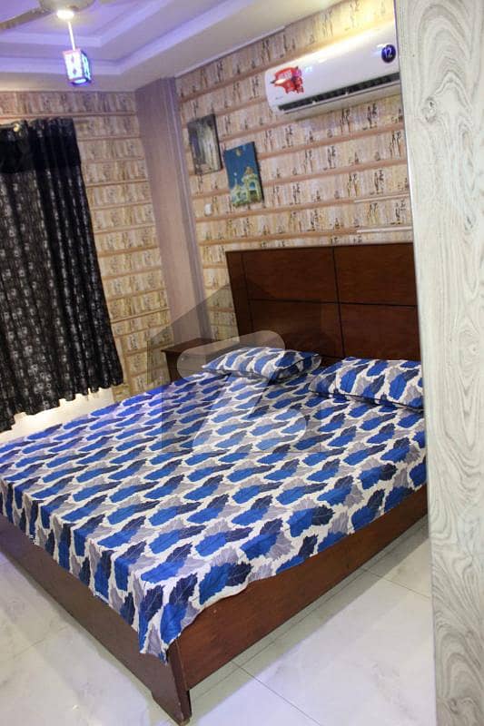 Single Bed Fully Furnished Apartment Available For Sale In Sector C Near Talwar Chowk Bahria Town Lahore. .