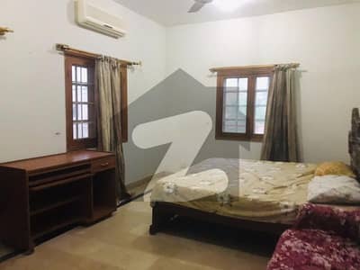 Fully Furnished One Bedroom Room Available For Rent  In 1000 Sq Yard Bungalow