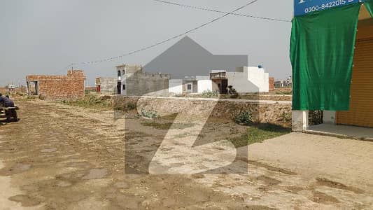 Corner 3.5 Marla 3 Side Open Commercial Plot At 40 Ft Commercial Road Is Up For Sale In Barkat Colony Multan Road Lahore