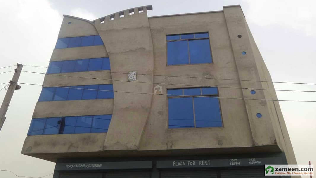 Triple Story Corner Commercial Building Available For Rent At Main Gt Road Okara
