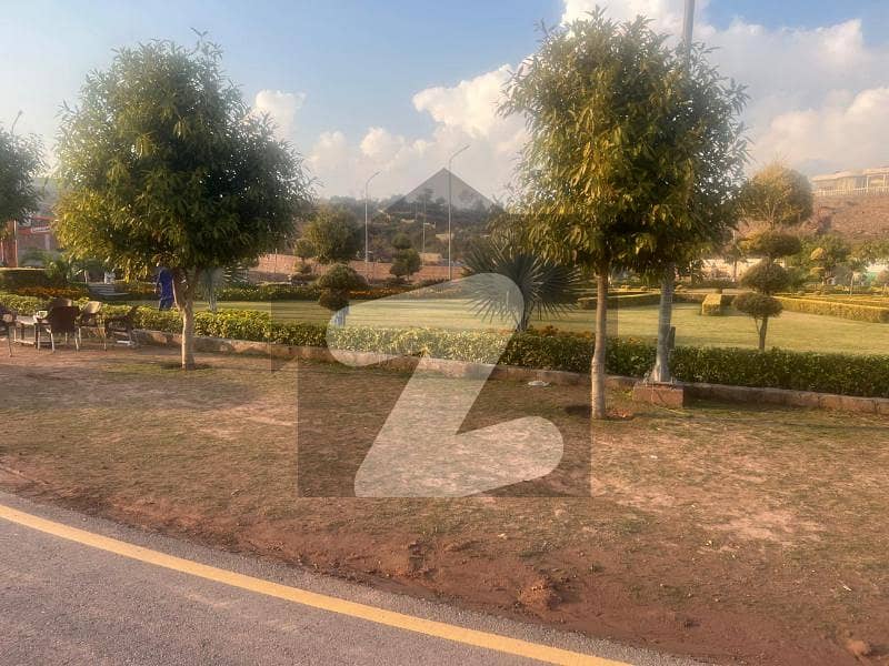 5 Marla Plot F Block Beautiful Location Park View City Islamabad Park